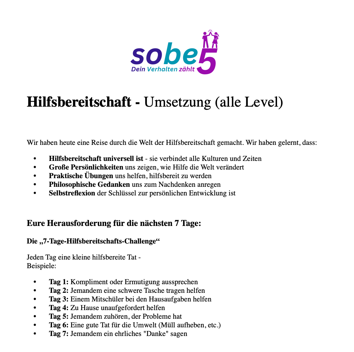 sobe5 Starter-Paket-Mini