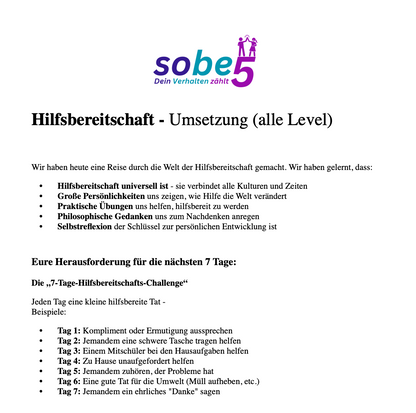 sobe5 Starter-Paket-Mini